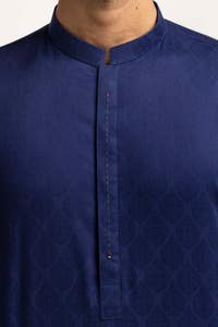 UAE -Navy Blue Styling Kurta KR-STY24-065