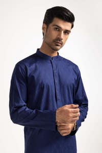 UAE -Navy Blue Styling Kurta KR-STY24-065
