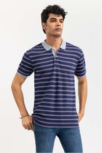 UAE -Navy Yarn Dyed Polo PKP-YD-D81