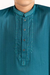 UAE -Ocean Blue Embroidered Kurta KR-KEMB22-007