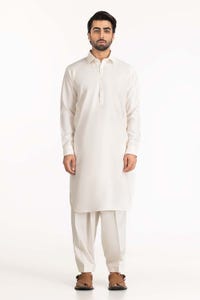 UAE -Off White Basic Suit SK-P22-133