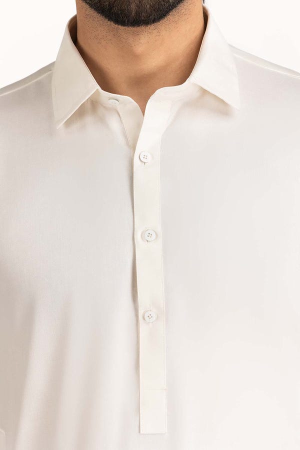 UAE -Off White Basic Suit SK-P22-133