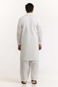 UAE -Off White Basic Suit SK-P23-001