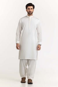 UAE -Off White Basic Suit SK-P23-001