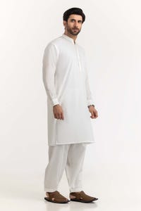 UAE -Off White Basic Suit SK-P23-001