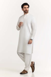 UAE -Off White Basic Suit SK-P23-001