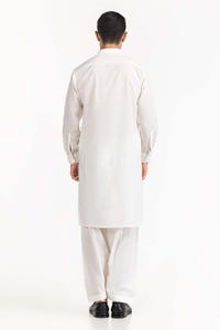 UAE -Off White Basic Suit SK-S23-018