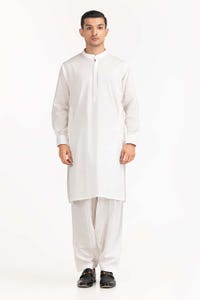 UAE -Off White Basic Suit SK-S23-018