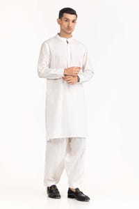UAE -Off White Basic Suit SK-S23-018