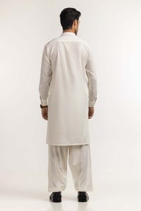 UAE -Off White Embroidered Suit SK-E24-032