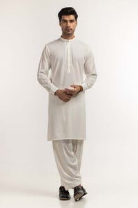 UAE -Off White Embroidered Suit SK-E24-032