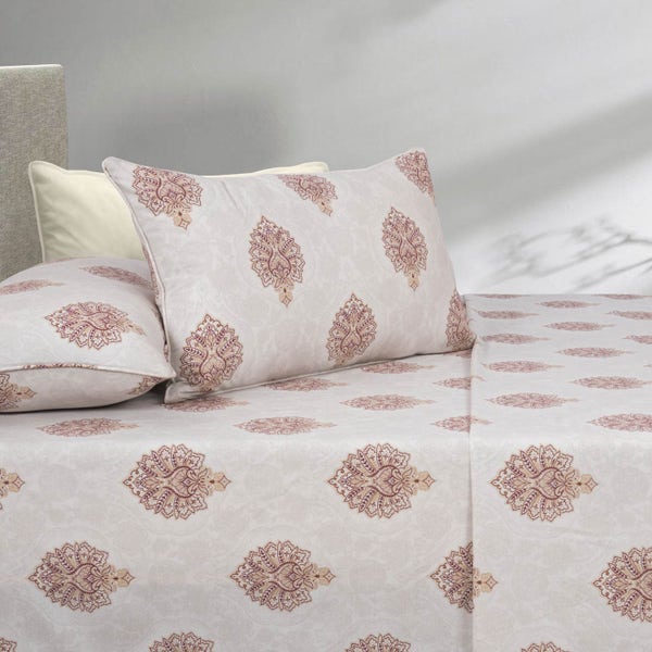 UAE -Ogee Damask T-150 Bed Sheet Set