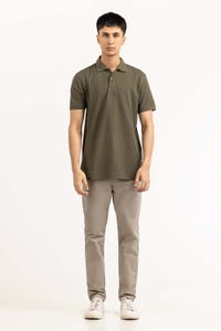 UAE -Olive Basic Polo PS-SIGPK23-226