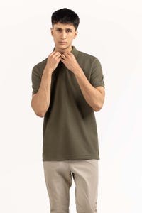 UAE -Olive Basic Polo PS-SIGPK23-226