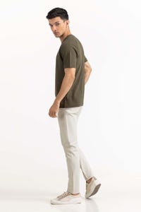 UAE -Olive Basic Tee TS-CNPK23-058