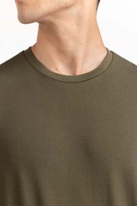 UAE -Olive Basic Tee TS-CNPK23-058