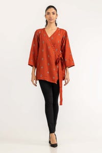 UAE -Orange Woven Shirt 231-217-037