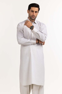 UAE -Oyster White Basic Suit SK-P23-013