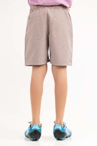 UAE -OYSTR GREY Basic Toddler Boys Non-Denim Shorts Wide Leg TBNB-2210002 A 