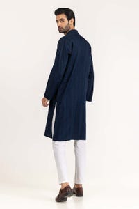 UAE -Paint Blue Basic Kurta KR-STY23-017