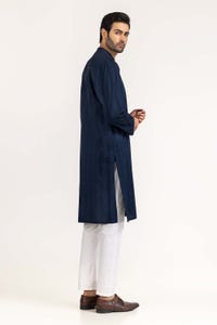 UAE -Paint Blue Basic Kurta KR-STY23-017