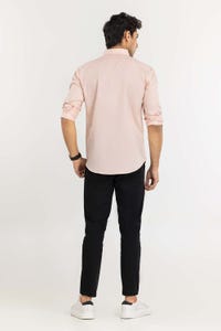 UAE -Peach Solid Casual Shirt CS-PD22-011