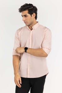 UAE -Peach Solid Casual Shirt CS-PD22-011