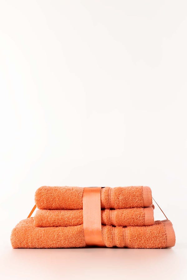 UAE -Peach 3 Pcs Towel Set
