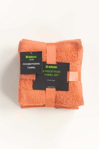 UAE -Peach 6 Pcs Face Towel Set