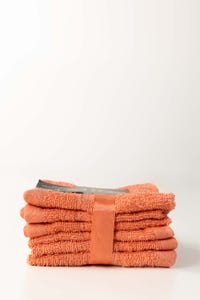 UAE -Peach 6 Pcs Face Towel Set