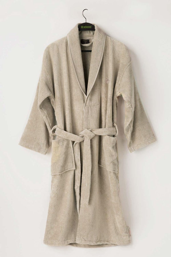 UAE -Peanut Velour Bathrobe