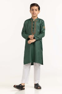 UAE -Pine Embroidered Kurta KR-KEMB22-005