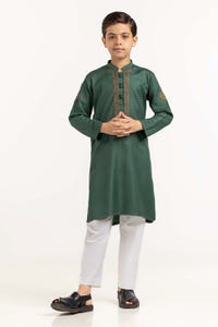 UAE -Pine Embroidered Kurta KR-KEMB22-005