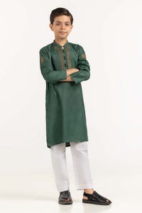 UAE -Pine Embroidered Kurta KR-KEMB22-005