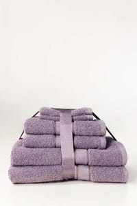 UAE -Pink Combed 6 Pcs Towel Set