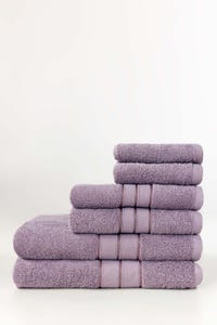 UAE -Pink Combed 6 Pcs Towel Set