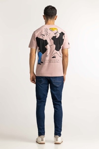UAE -Pink Graphic Tee MN-TS-GP-S24-908