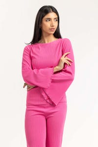 UAE -Pink Knitted Top 231-213-203