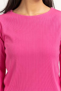 UAE -Pink Knitted Top 231-213-203