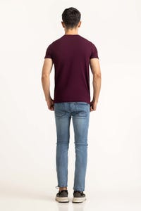 UAE -Plum Basic Tee TS-CNSJ23-196