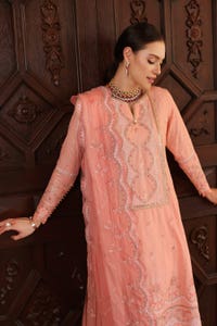 UAE -3PC Embroidered Lawn Unstitched Suit with Embroidered Chiffon Dupatta PM-42029