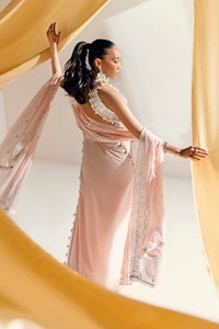 UAE -3 Piece Unstitched Schiffli Embroidered Lawn Suit with Schiffli Embroidered Chiffon Dupatta PM-52049