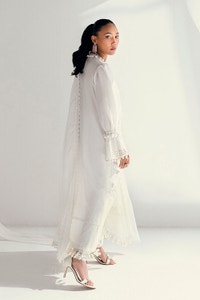 UAE -3 Piece Unstitched Schiffli Embroidered Lawn Suit with Schiffli Embroidered Chiffon Dupatta PM-52052