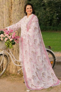 UAE -3 Piece Unstitched Printed Lawn Suit with Printed Chiffon Dupatta BM-52031