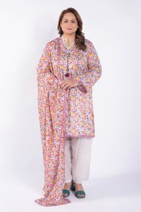 UAE -3 Piece Unstitched Printed Lawn Suit with Printed Chiffon Dupatta BM-52030