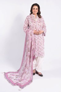 UAE -3 Piece Unstitched Printed Lawn Suit with Printed Chiffon Dupatta BM-52031