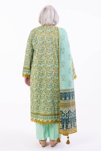 UAE -3 Piece Unstitched Printed Lawn Suit CL-52372 B