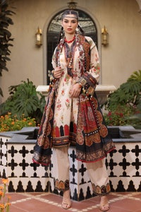 UAE -3 Piece Unstitched Printed Lawn Suit with Printed Lawn Dupatta CL-52390