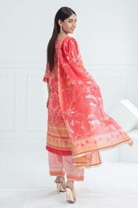 UAE -3 Piece Unstitched Printed Lawn Suit CL-52090