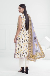 UAE -3 Piece Unstitched Printed Lawn Suit CL-52455